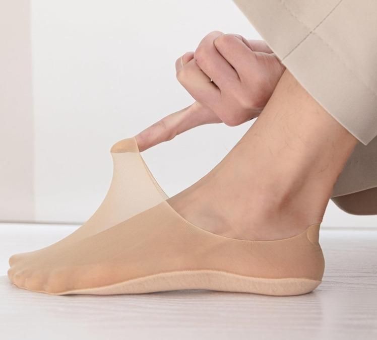 Silicone Non-slip Invisible No Show Socks(Pack Of 1)