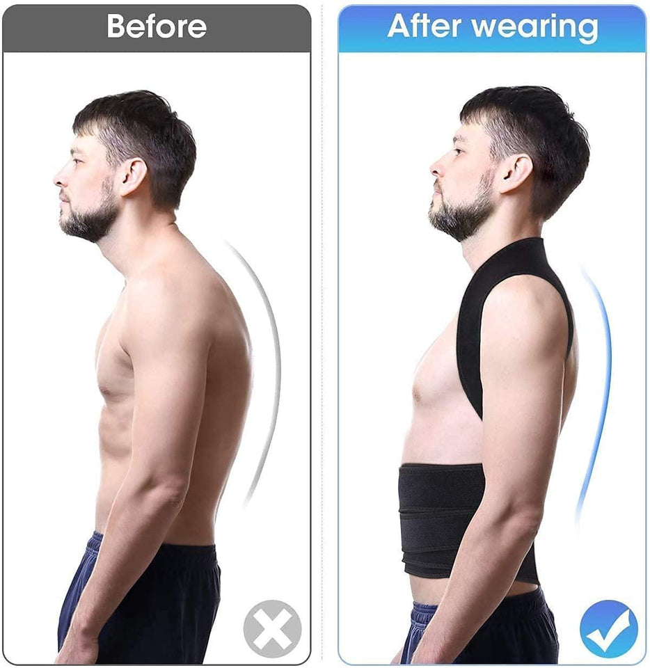 Back & Abdomen Support Pain Relief Posture Corrector Belt